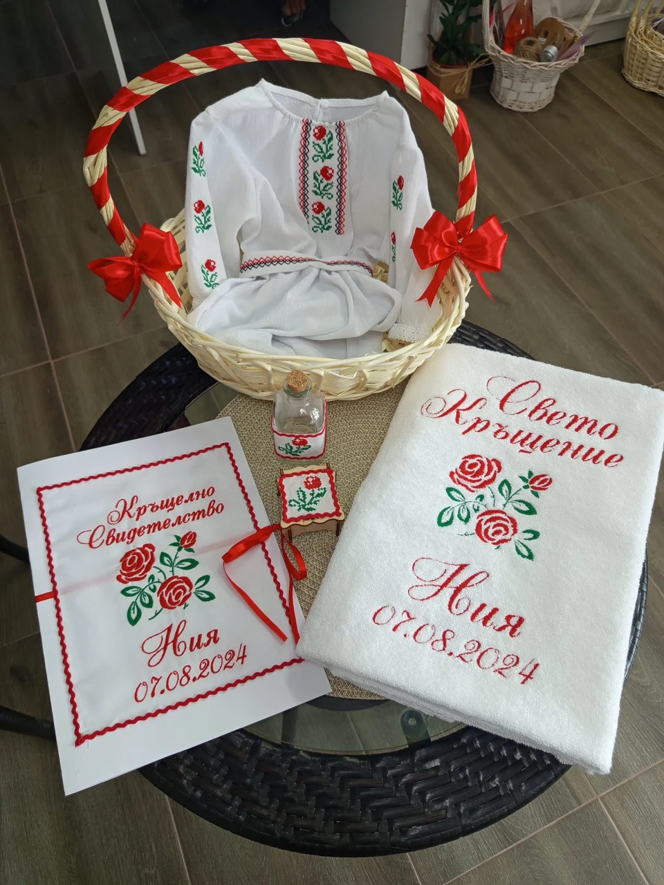 Хавлия за кръщене КК15